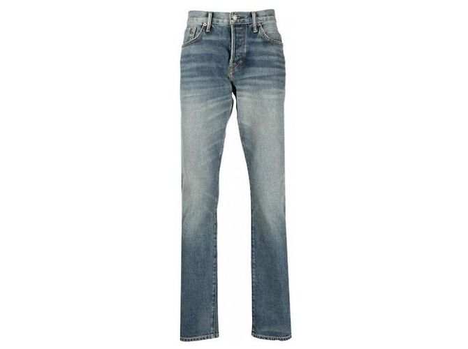 Tom Ford Denim Slim Fit Elasticizzato Blu - vista 3