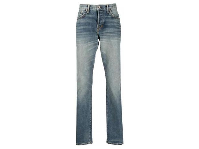 Tom Ford Denim Slim Fit Elasticizzato Blu - vista 4