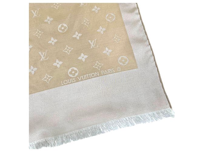 Louis Vuitton Monogram Seidentuch Gold - Ansicht 3
