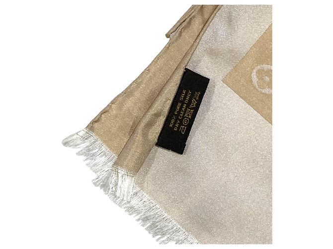 Louis Vuitton Monogram Seidentuch Gold - Ansicht 6