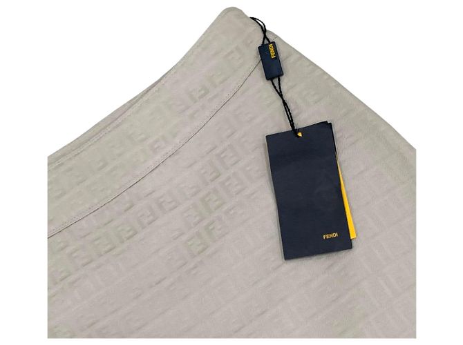 Fendi Gonna midi con logo allover - vista 5