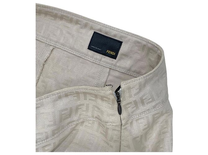 Fendi Gonna midi con logo allover - vista 6