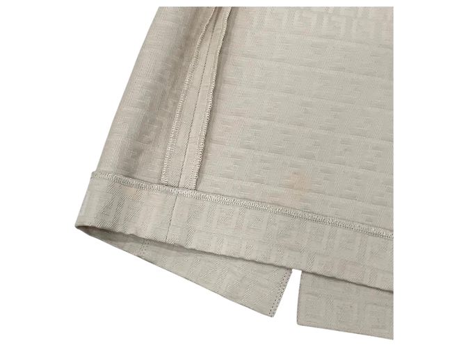 Fendi Gonna midi con logo allover - vista 8