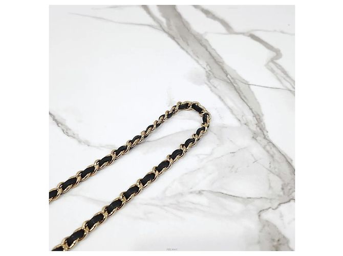 Chanel Borsa Crossbody con Catena Black Caviar Gold Hardware - vista 4