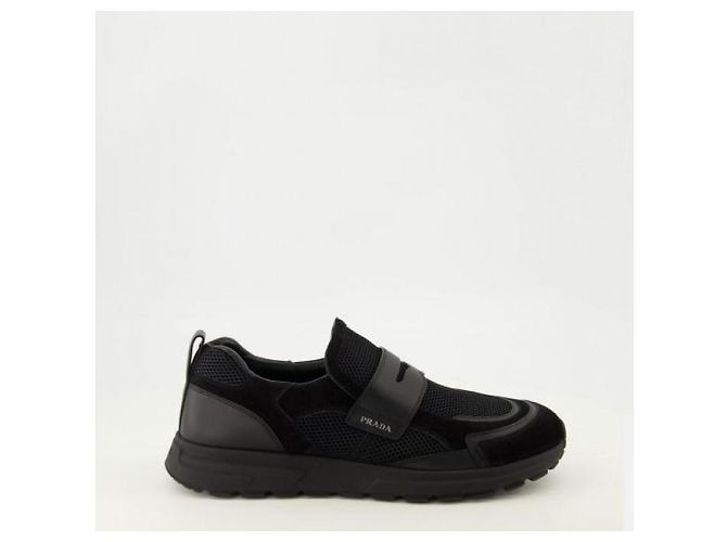 Prada Mesh-Leder-Sneaker - Ansicht 4