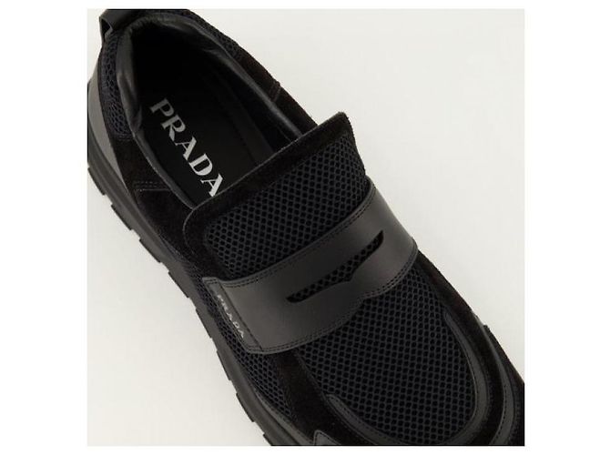 Prada Mesh-Leder-Sneaker - Ansicht 5