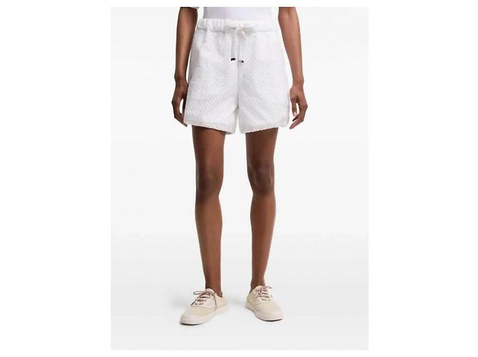 Bermudas Moncler de popelina de algodón blanco - vista 5
