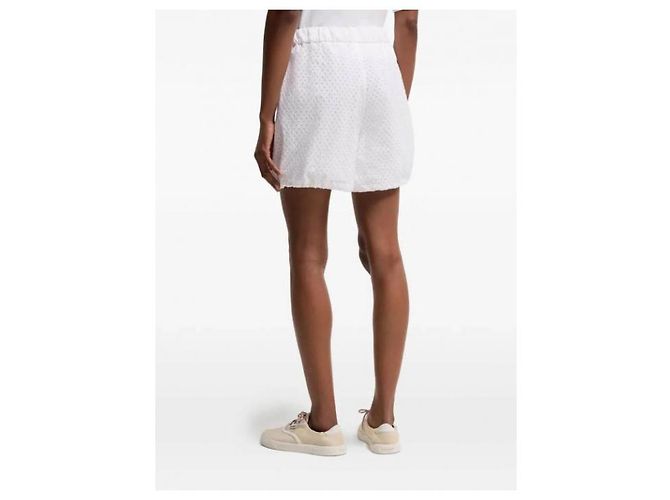 Bermudas Moncler de popelina de algodón blanco - vista 8