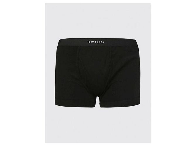 Boxer brief Tom Ford uomo nero in cotone - vista 3