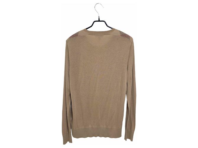 Burberry Kaschmir-Strickpullover mit Karomuster und Schulterdetail - Ansicht 2
