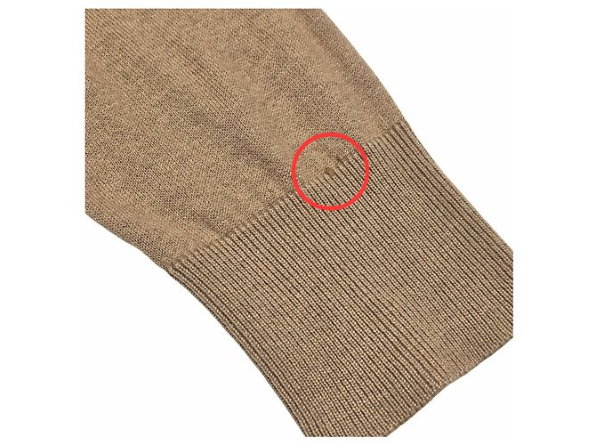 Burberry Kaschmir-Strickpullover mit Karomuster und Schulterdetail - Ansicht 4