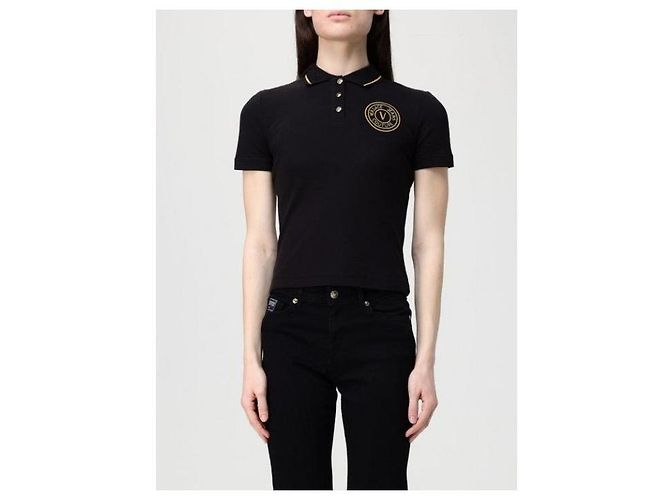 Versace Polo-Shirt mit gesticktem Emblem - Ansicht 4