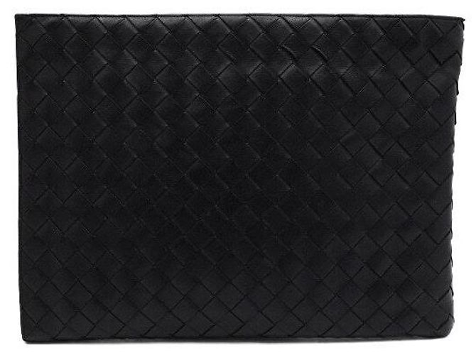 Bottega Veneta Clutch porta documenti Intrecciato con mezza zip - vista 4