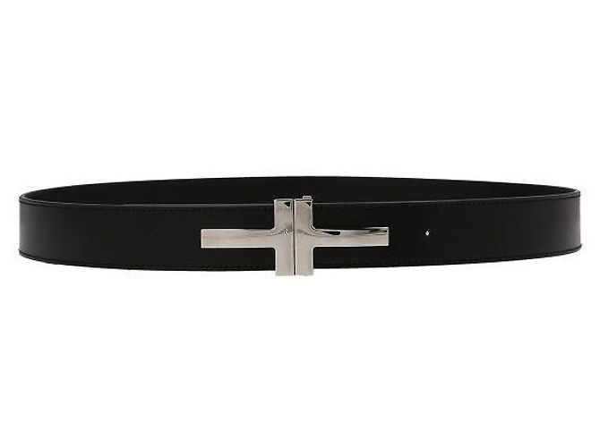 Cintura Tom Ford T Buckle 30mm Nera - vista 2