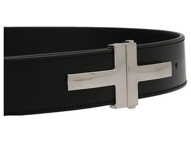 Cintura Tom Ford T Buckle 30mm Nera - vista 4