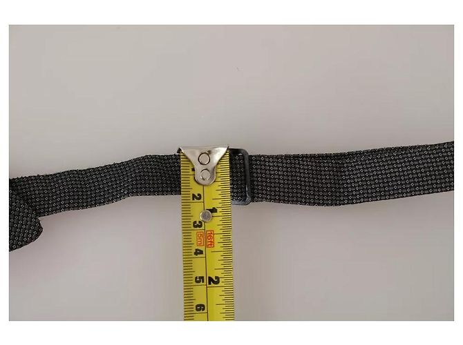 Dolce & Gabbana Gray Silk Patterned Mens Necktie Bow Tie - view 5