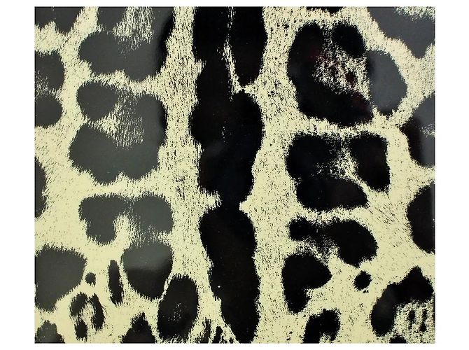 Dolce & Gabbana White Leopard Pattern Leather eBook Cover Tablet Case - view 4