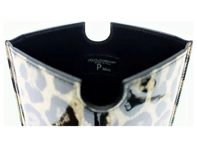 Dolce & Gabbana White Leopard Pattern Leather eBook Cover Tablet Case - view 5