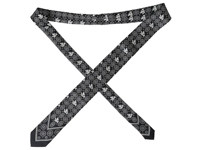 Dolce & Gabbana Dark Gray Patterned %Silk Adjustable Tie - view 6