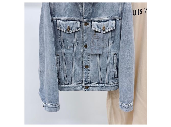 Veste Denim Trucker Louis Vuitton Bleue - vue 3