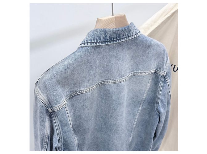 Veste Denim Trucker Louis Vuitton Bleue - vue 5