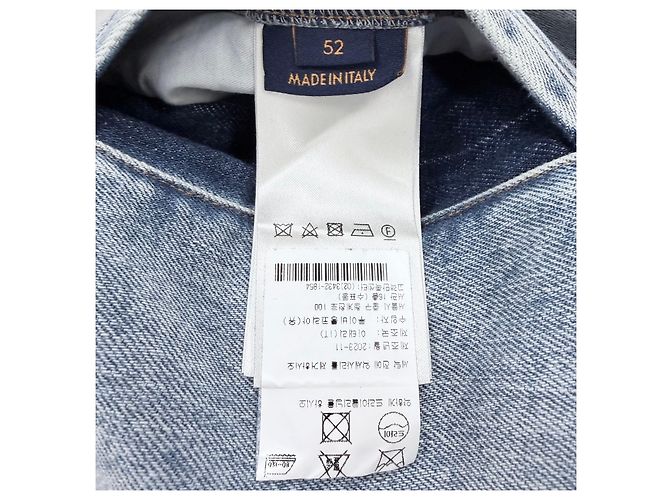 Veste Denim Trucker Louis Vuitton Bleue - vue 6