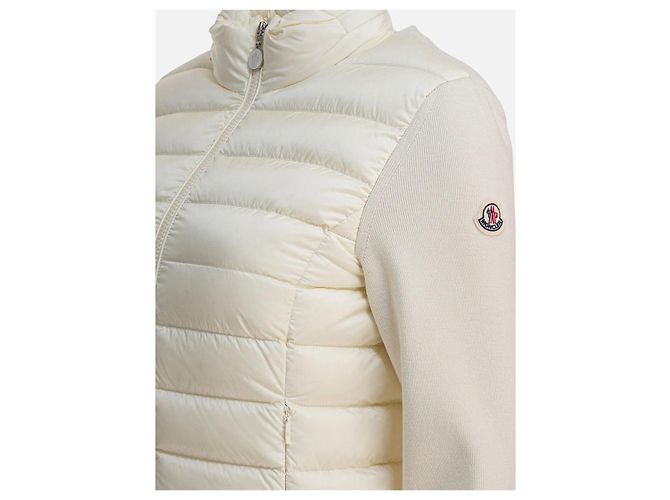 Moncler Gesteppter Wollcardigan mit Reißverschluss - Ansicht 5