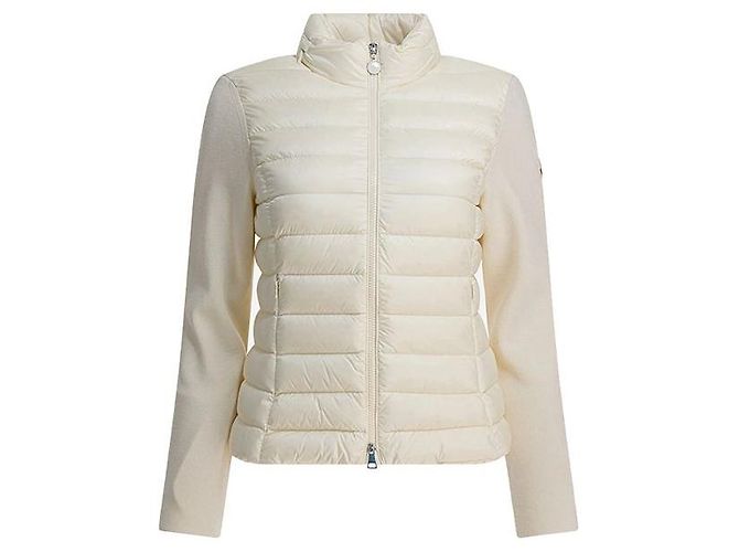 Moncler Gesteppter Wollcardigan mit Reißverschluss - Ansicht 6