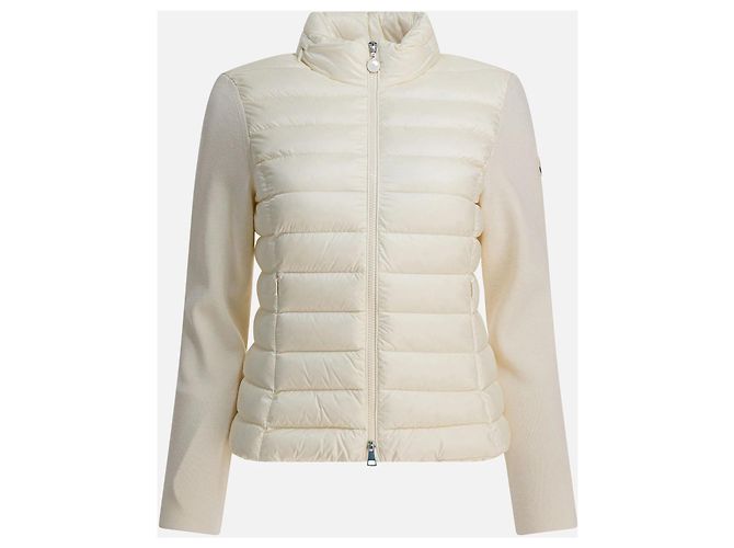 Moncler Gesteppter Wollcardigan mit Reißverschluss - Ansicht 7