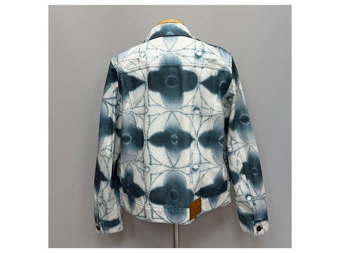 Giacca di jeans Louis Vuitton blu - vista 3