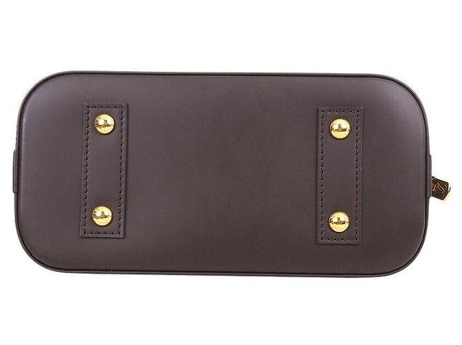 Louis Vuitton Alma BB Tasche Weiß Stoff - Ansicht 6