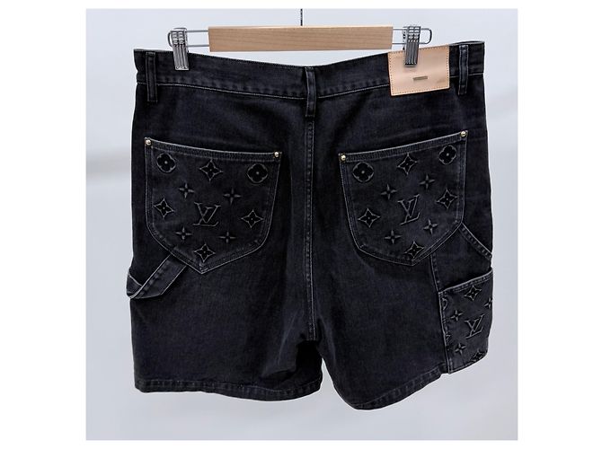 Louis Vuitton Monogram Carpenter Workwear Denim Shorts - Ansicht 2