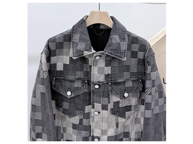 Giacca Denim Trucker Louis Vuitton Blu - vista 2
