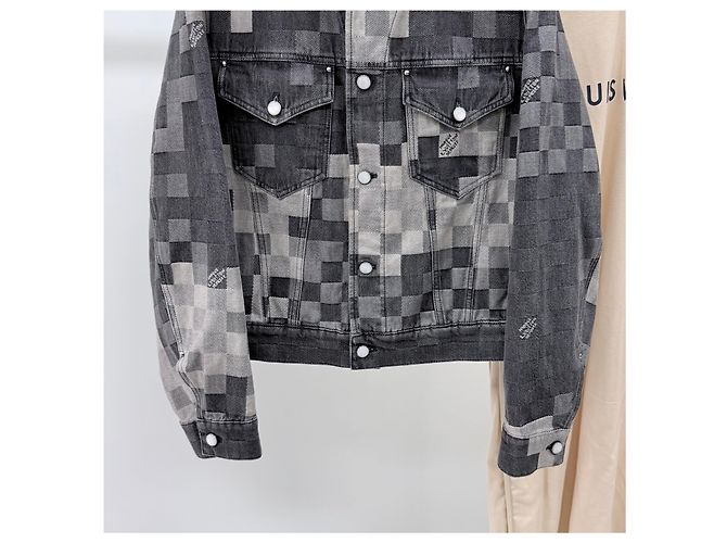 Giacca Denim Trucker Louis Vuitton Blu - vista 3