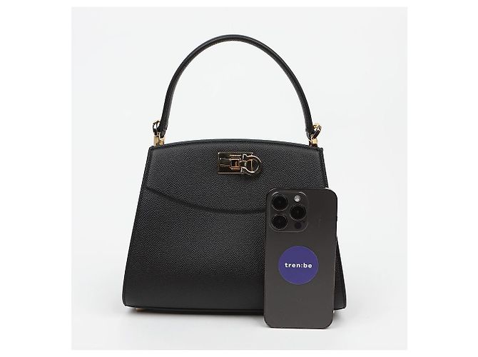 Salvatore Ferragamo Borsa a spalla Studio Box XS Tote - vista 8