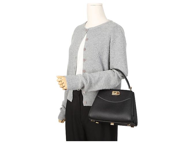Salvatore Ferragamo Borsa a spalla Studio Box XS Tote - vista 9