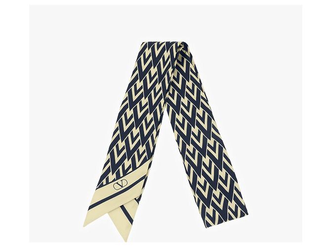Valentino Pañuelo SHT Pattern Silk Women's Scarf - vista 5