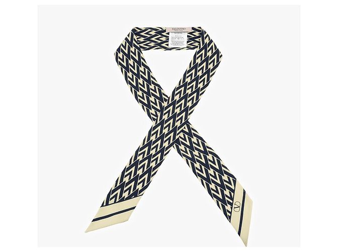 Valentino Pañuelo SHT Pattern Silk Women's Scarf - vista 6