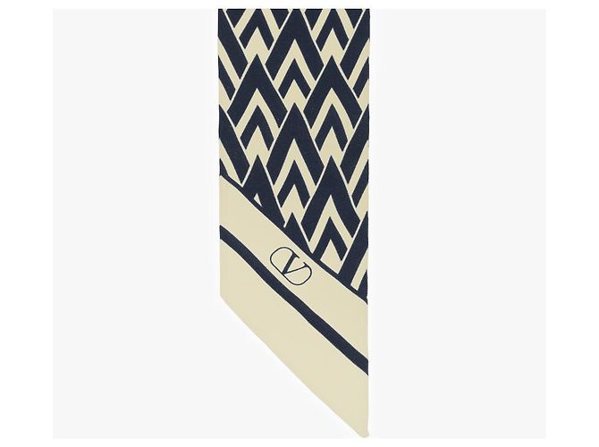 Valentino Pañuelo SHT Pattern Silk Women's Scarf - vista 8