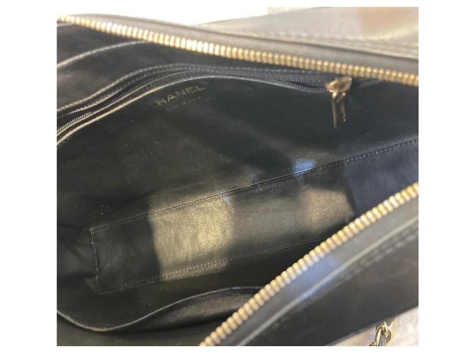 Borsa a tracolla Chanel Choco Bar Chain Black Gold Series - vista 5