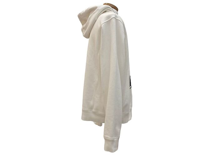 Dior Kapuzenpullover mit Schriftzug Ivory - Ansicht 10