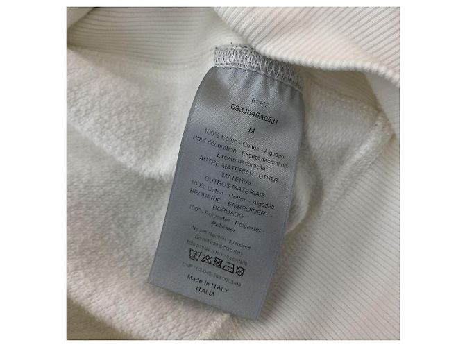 Dior Kapuzenpullover mit Schriftzug Ivory - Ansicht 7