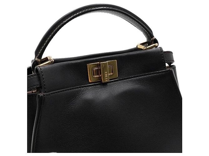 Fendi Borsa a mano e a tracolla Peekaboo Mini - vista 8