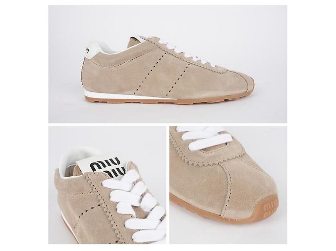 Miu Miu Sneakers Plume Suede - vista 3