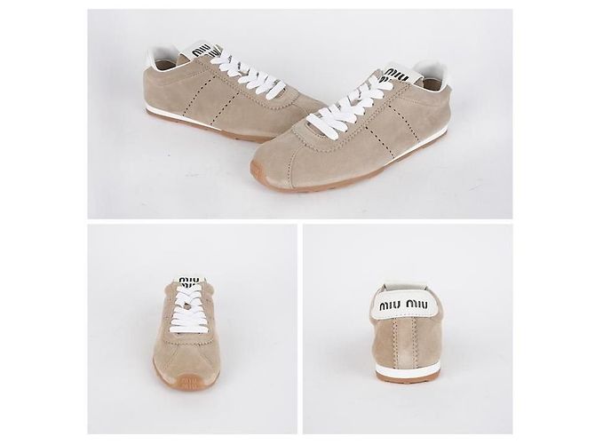 Miu Miu Sneakers Plume Suede - vista 8