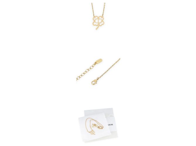 Dior Collana Trifoglio Lucida da Donna (Gold) - vista 4