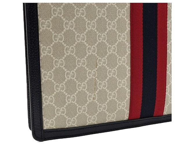 Gucci Clutch Portfolio Ophidia Navy Unisex - vista 11