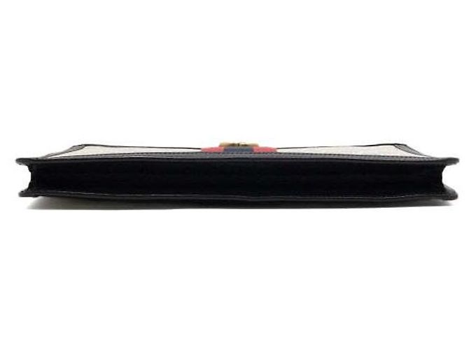 Gucci Clutch Portfolio Ophidia Navy Unisex - vista 7