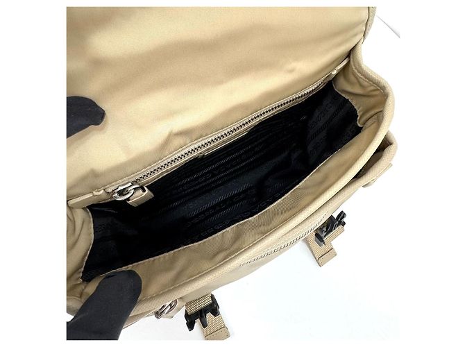 Prada Borsa a tracolla e borsa a spalla in Re-Nylon con logo triangolare - vista 30