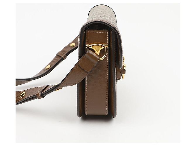 Gucci Borsa a Tracolla e Spalla Horsebit - vista 5